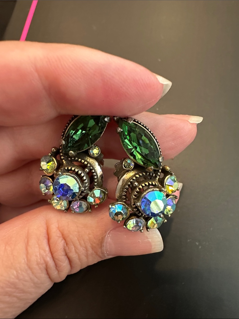 Vintage-Hollycraft 1959 earrings